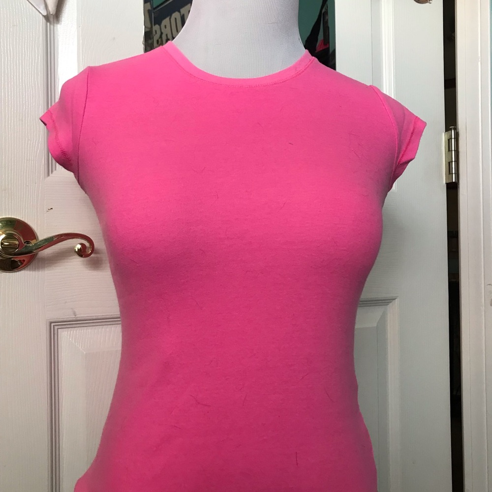 Hot pink t shirt